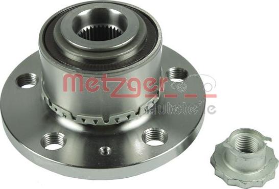 Metzger WM 6635 - Wheel hub, bearing Kit autospares.lv
