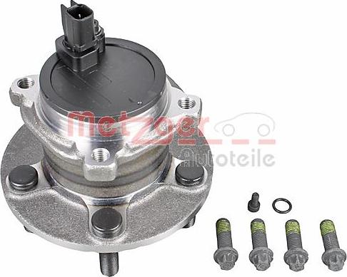 Metzger WM 6631 - Wheel hub, bearing Kit autospares.lv