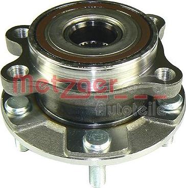 Metzger WM 6875 - Wheel hub, bearing Kit autospares.lv