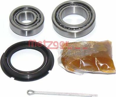 Metzger WM 155 - Wheel hub, bearing Kit autospares.lv