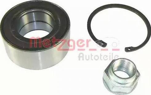 Metzger WM 158.45 - Wheel hub, bearing Kit autospares.lv