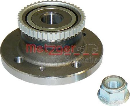 Metzger WM 1091 - Wheel hub, bearing Kit autospares.lv