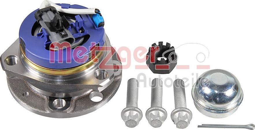 Metzger WM 1113 - Wheel hub, bearing Kit autospares.lv