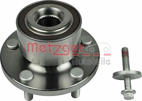 Metzger WM 1371 - Wheel hub, bearing Kit autospares.lv