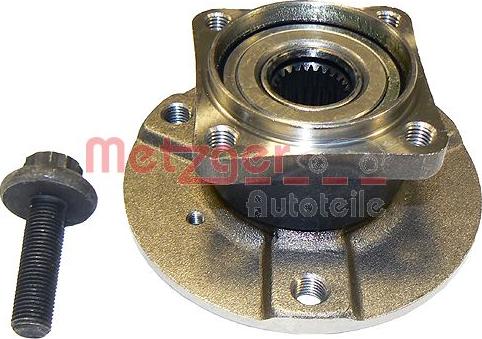 Metzger WM 1289 - Wheel hub, bearing Kit autospares.lv