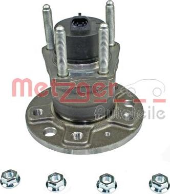 Metzger WM 3534 - Wheel hub, bearing Kit autospares.lv