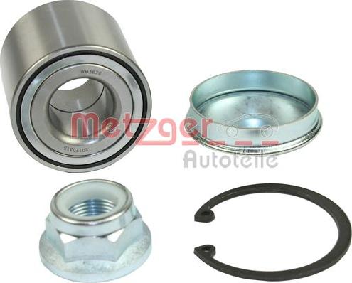 Metzger WM 3676 - Wheel hub, bearing Kit autospares.lv