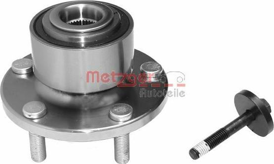 Metzger WM 2007 - Wheel hub, bearing Kit autospares.lv