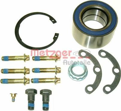 Metzger WM 2014 - Wheel hub, bearing Kit autospares.lv