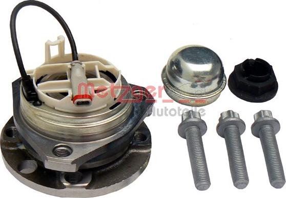 Metzger WM 2077 - Wheel hub, bearing Kit autospares.lv