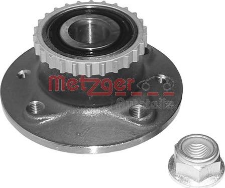 Metzger WM 2100 - Wheel hub, bearing Kit autospares.lv