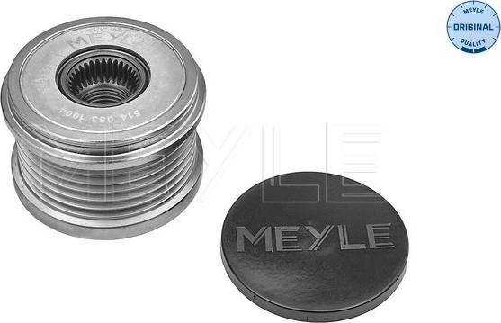 Meyle 514 053 1004 - Pulley, alternator, freewheel clutch autospares.lv