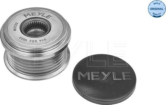 Meyle 514 053 1003 - Pulley, alternator, freewheel clutch autospares.lv