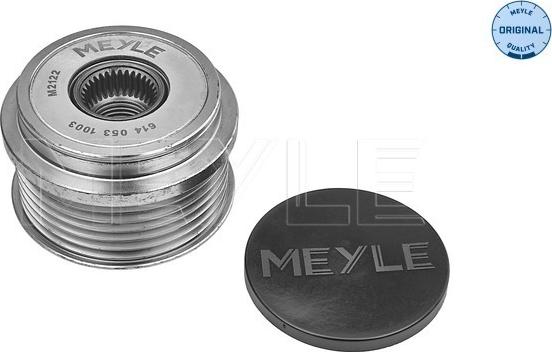 Meyle 614 053 1003 - Pulley, alternator, freewheel clutch autospares.lv