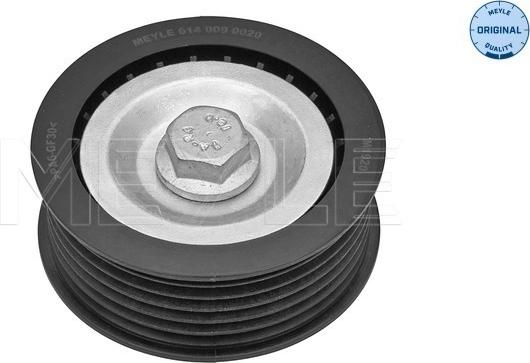 Meyle 614 009 0020 - Pulley, v-ribbed belt autospares.lv