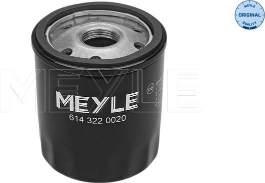 Meyle 614 322 0020 - Oil Filter autospares.lv