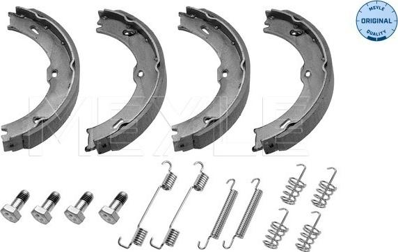 Meyle 014 533 0001/S - Brake Shoe Set, parking brake autospares.lv