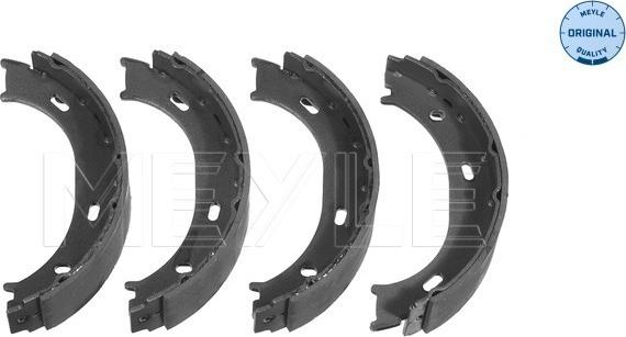 Meyle 014 042 0502 - Brake Shoe Set, parking brake autospares.lv