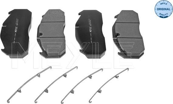 Meyle 025 291 1428 - Brake Pad Set, disc brake autospares.lv