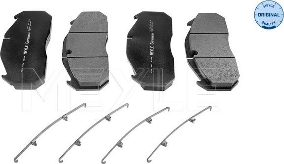 Meyle 025 291 1328 - Brake Pad Set, disc brake autospares.lv