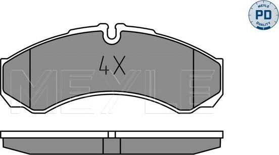 Equal Quality PF1070 - Brake Pad Set, disc brake autospares.lv