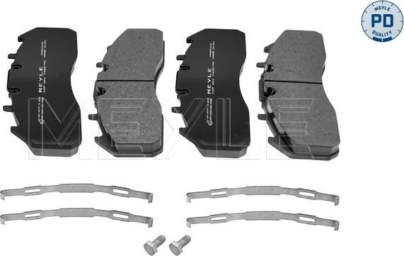 Meyle 025 291 7429/PD - Brake Pad Set, disc brake autospares.lv