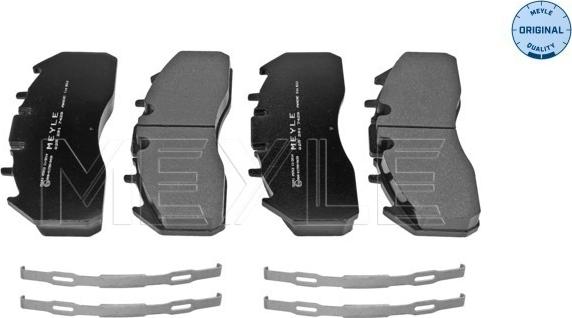 Meyle 025 291 7429 - Brake Pad Set, disc brake autospares.lv