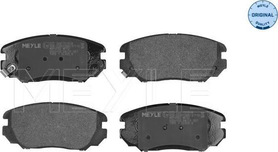 Meyle 025 244 1519/W - Brake Pad Set, disc brake autospares.lv