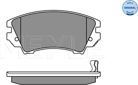 Meyle 025 244 1219/W - Brake Pad Set, disc brake autospares.lv