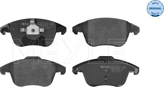 Meyle 025 245 5719 - Brake Pad Set, disc brake autospares.lv