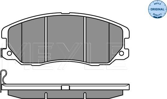 Meyle 025 245 1016/W - Brake Pad Set, disc brake autospares.lv