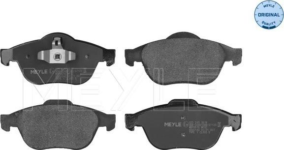 Meyle 025 245 3618 - Brake Pad Set, disc brake autospares.lv