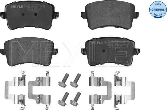 Meyle 025 246 0617/K1 - Brake Pad Set, disc brake autospares.lv