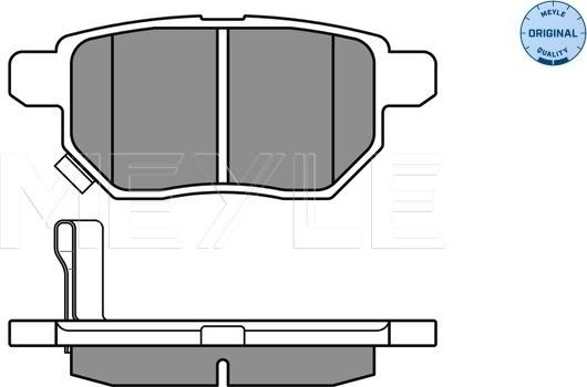 Meyle 025 246 1015/W - Brake Pad Set, disc brake autospares.lv