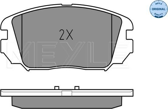 Meyle 025 246 1817/W - Brake Pad Set, disc brake autospares.lv