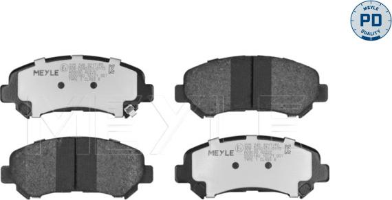 Meyle 025 246 3217/PD - Brake Pad Set, disc brake autospares.lv