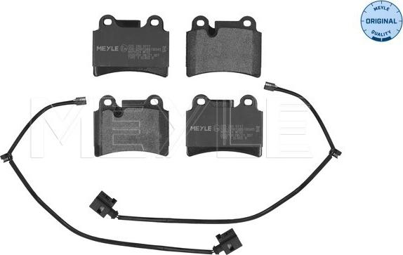 Meyle 025 240 9717 - Brake Pad Set, disc brake autospares.lv