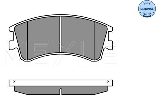 Meyle 025 240 4618/W - Brake Pad Set, disc brake autospares.lv