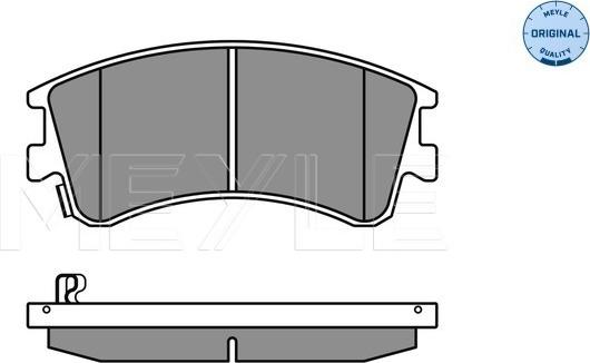 Meyle 025 240 4618/W - Brake Pad Set, disc brake autospares.lv