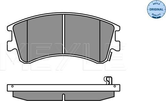 Meyle 025 240 4618/W - Brake Pad Set, disc brake autospares.lv