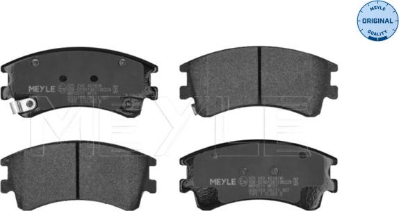 Meyle 025 240 4618/W - Brake Pad Set, disc brake autospares.lv