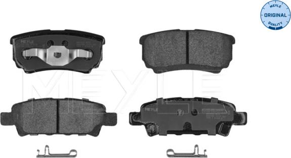 Meyle 025 240 1416/W - Brake Pad Set, disc brake autospares.lv