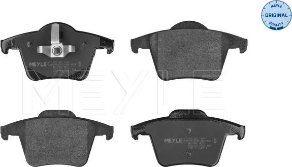 Meyle 025 240 1118 - Brake Pad Set, disc brake autospares.lv