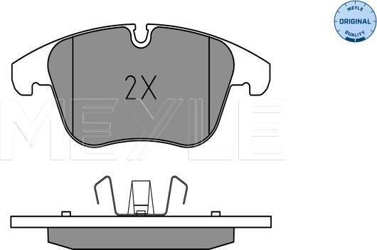 Meyle 025 240 8418 - Brake Pad Set, disc brake autospares.lv