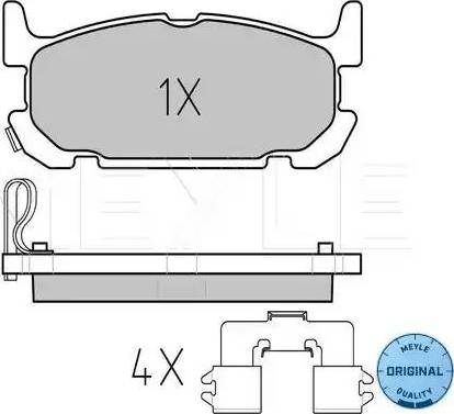 Textar 2404216304T4136 - Brake Pad Set, disc brake autospares.lv