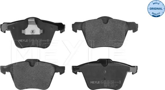 Meyle 025 241 4218 - Brake Pad Set, disc brake autospares.lv