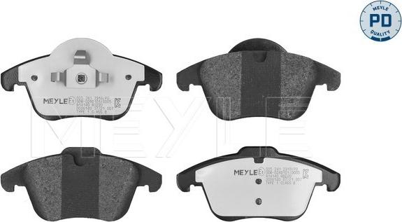 Meyle 025 241 2319/PD - Brake Pad Set, disc brake autospares.lv