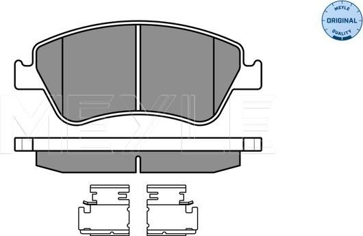 Meyle 025 241 2219/W - Brake Pad Set, disc brake autospares.lv