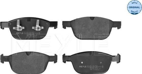 Meyle 025 243 9920 - Brake Pad Set, disc brake autospares.lv