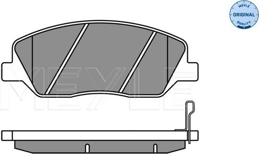 Meyle 025 243 5117/W - Brake Pad Set, disc brake autospares.lv